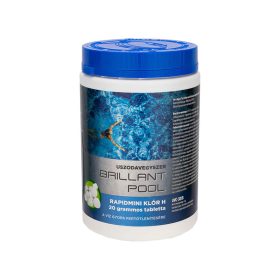   Klórtabletta medencéhez 20gr-os 1,0kg Rapidmini Brillant Pool